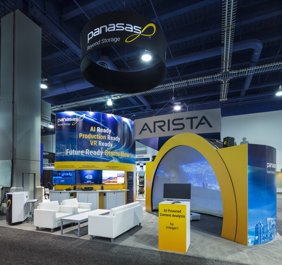 Arista trade show booth built by Art & Display